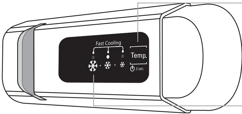 HOTPOINT SB 1801 AA,  SB1801AA - Fonction congélation rapide/froid rapide (refroidissement rapide) - 3
