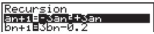 CASIO 35+ - Tracé d'un graphe de convergence/divergence (graphe WEB) - 1