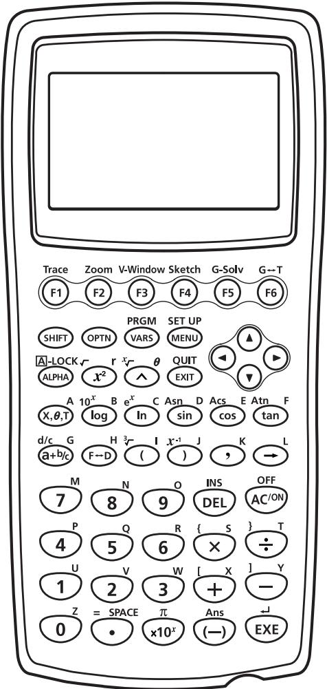 CASIO 35+ - -Exemple de graphe de régression statistique - 6