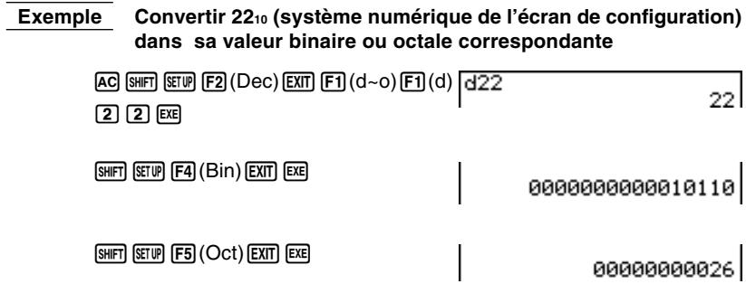 CASIO 35+ - 5-2 Sélection du système numérique - 1