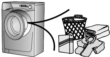 CANDY EVO T1 3061 D3 - Préparer le linge - 1