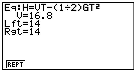 CASIO GRAPH 75+ E - Exemple pour résoudre l'équation cubique (unité d'angle = rad) - 7