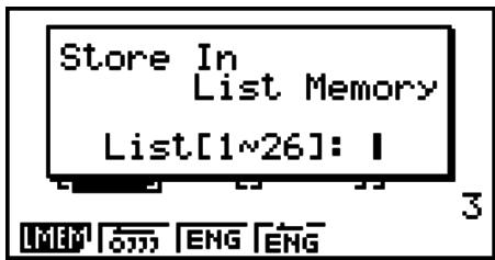 CASIO GRAPH 75+ E - Pour copier une table dans une liste - 1