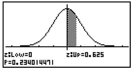 CASIO GRAPH 75+ E - Pour tracer le graphe d'une distribution normale cumulative - 2
