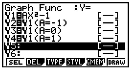 CASIO GRAPH 75+ E - Pour créer une fonction composée - 2