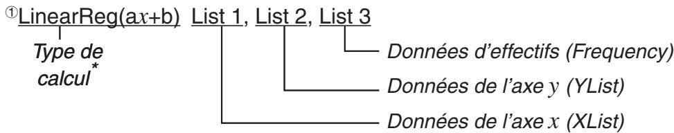 CASIO GRAPH 75+ E - Exécution de calculs statistiques dans un programme - 3