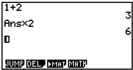 CASIO GRAPH 75+ E - Fonction historique - 2