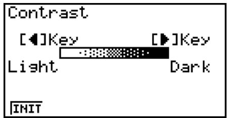 CASIO GRAPH 75+ E - Réglage du contraste - 1