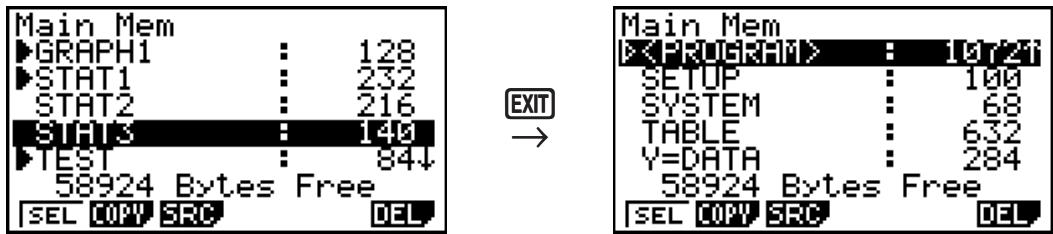 CASIO GRAPH 75+ E - Sélection de données - 3