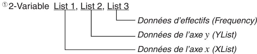 CASIO GRAPH 75+ E - Exécution de calculs statistiques dans un programme - 2