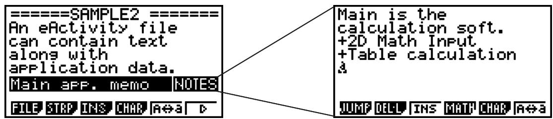 CASIO GRAPH 75+ E - Pour insérer un bandeau - 7