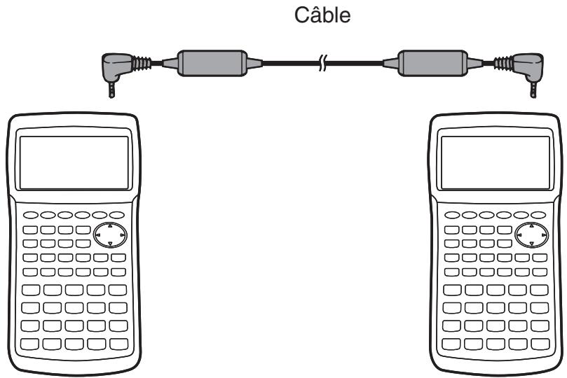 CASIO GRAPH 75+ E - Pour raccorder deux calculatrices - 1