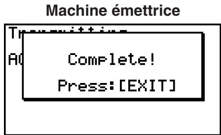 CASIO GRAPH 75+ E - Pour exécuter une transmission - 2