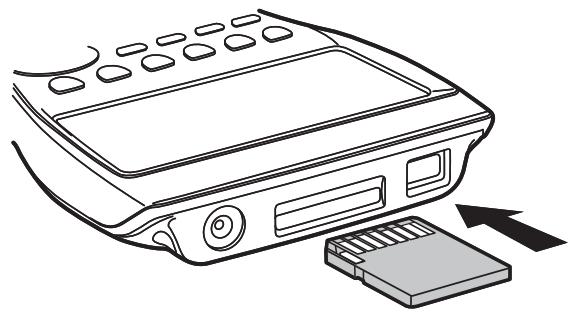 CASIO GRAPH 75+ E - Insertion d'une carte SD - 1
