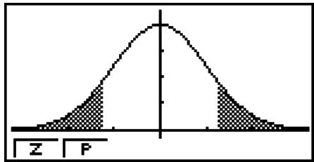CASIO GRAPH 75+ E - - Test z à 2 échantillons - 5