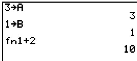 CASIO GRAPH 75+ E - Exemple rappeler le contenu de la mémoire de fonctions 1 - 3