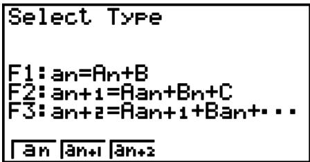 CASIO GRAPH 75+ E - Génération d'une table numérique depuis une formule de récurrence - 1