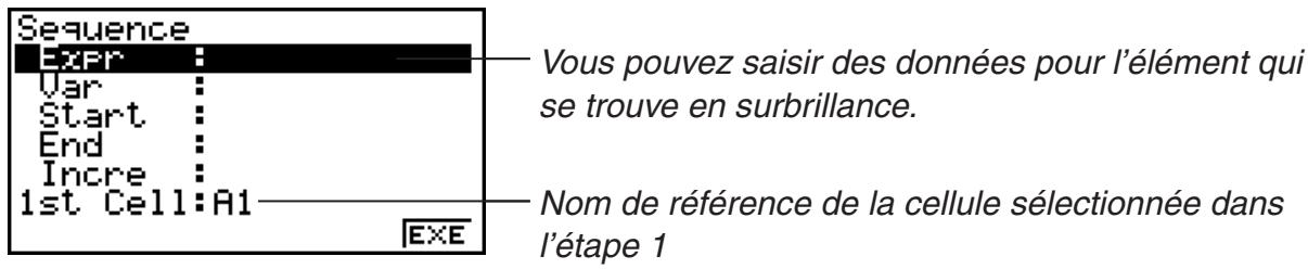 CASIO GRAPH 75+ E - Saisie automatique d'une suite numérique à partir d'une expression de fonction - 1