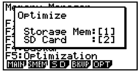 CASIO GRAPH 75+ E - Pour optimiser la mémoire de stockage - 1