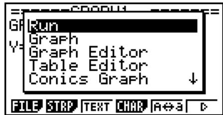 CASIO GRAPH 75+ E - Pour insérer un bandeau - 2