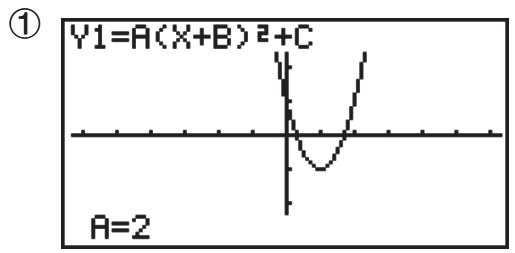 CASIO GRAPH 90 E - Tracez le graphe dynamique. - 1