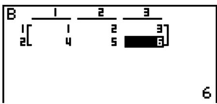 CASIO GRAPH 90 E - Pour saisir les valeurs des éléments - 2