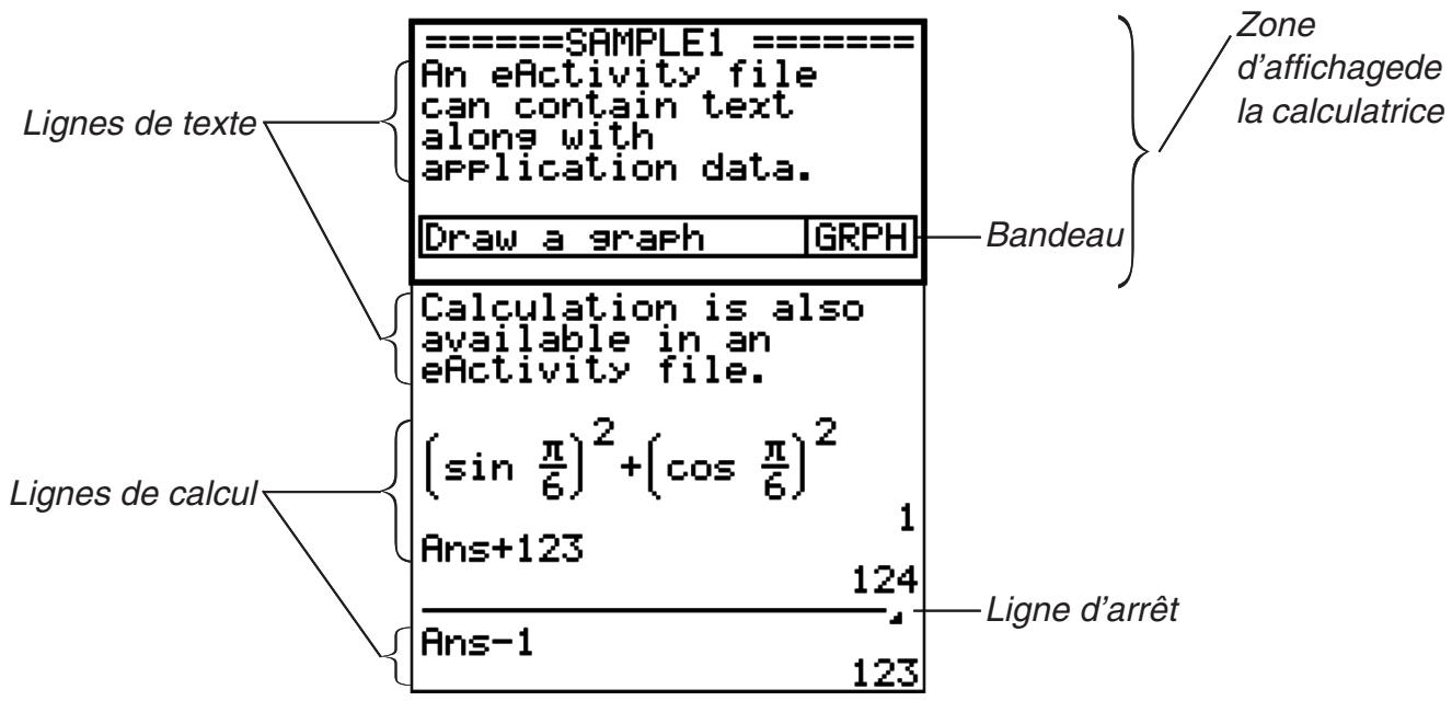CASIO GRAPH 90 E - Aperçu de l'application eActivity - 1
