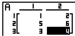 CASIO GRAPH 90 E - Pour échanger deux lignes - 1