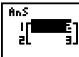 CASIO GRAPH 90 E - Exemple 1 contrôler les dimensions de la matrice a - 1