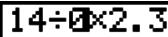 CASIO GRAPH 90 E - Pour faire des corrections dans le calcul d'origine - 5