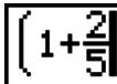 CASIO GRAPH 90 E - -Exemples de saisie dans le mode d'écriture mathématique - 20