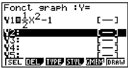CASIO GRAPH 90 E - Pour insérer un bandeau - 5