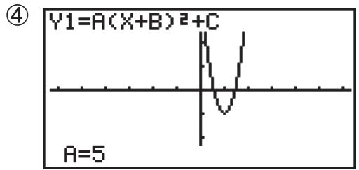 CASIO GRAPH 90 E - Tracez le graphe dynamique. - 3