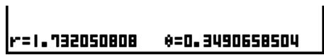 CASIO GRAPH 90 E - Lecture des coordonnées de points sur une ligne de graphe - 2
