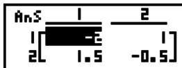 CASIO GRAPH 90 E - Inversion d'une matrice - 1