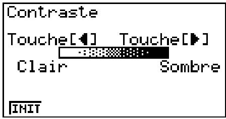 CASIO GRAPH 90 E - Réglage du contraste - 1