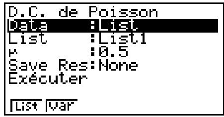 CASIO GRAPH 90 E - Loi de poisson cumulative - 1