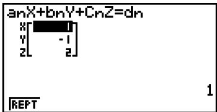 CASIO GRAPH 90 E - Équations linéaires simultanées - 2