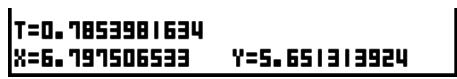 CASIO GRAPH 90 E - Lecture des coordonnées de points sur une ligne de graphe - 3