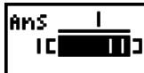 CASIO GRAPH 90 E - Exemple pour saisir les données suivantes dans vct a : [ 1 2 3 ] - 2