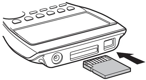CASIO GRAPH 90 E - Insertion d'une carte SD - 1