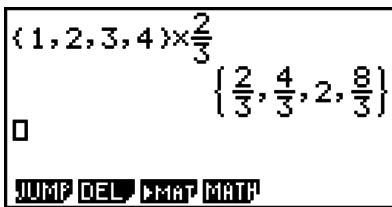CASIO GRAPH 90 E - Affichage des résultats de calculs en mode d'écriture mathématique - 3