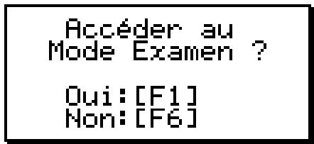 CASIO GRAPH 90 E - Accès au mode examen - 2
