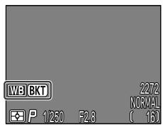 NIKON COOLPIX 4300 - Restrictions sur l'utilisation du bracketing - 4