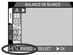 NIKON COOLPIX 4300 - Affichage des menus - 1