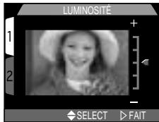 NIKON COOLPIX 4300 - Pour régler la luminosité du moniteur: luminosité - 1
