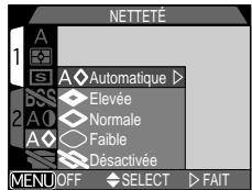 NIKON COOLPIX 4300 - Pour accentuer les contours : netteté - 1