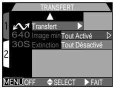 NIKON COOLPIX 4300 - Pour marquer toutes les images comme étant à transférer: transfert - 1