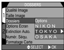 NIKON COOLPIX 4300 - Choisir un dossier - 3
