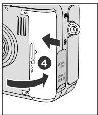 NIKON COOLPIX 4300 - Insérez la carte mémoire CF - 3